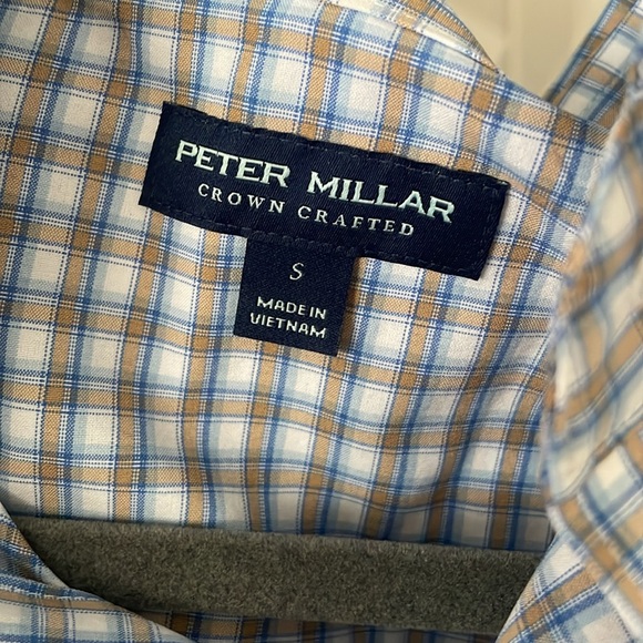 NWT Peter Millar Crowd Crafted Tailored Fit Sport Shirt - Picture 4 of 6